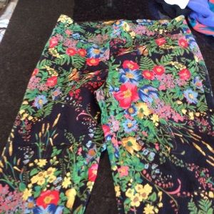 Cropped stretch pants